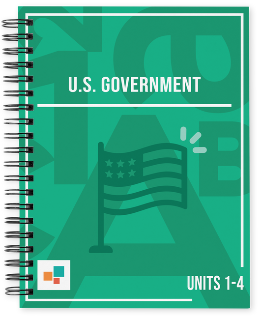 U.S. Government, Units 1-4