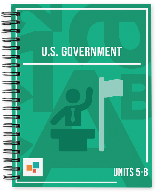 U.S. Government, Units 5-8