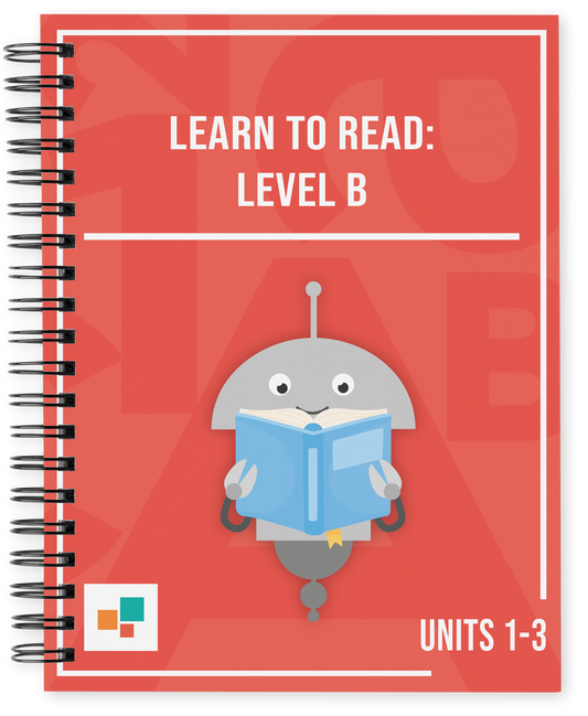 Learn to Read: Level B, Units 1-3