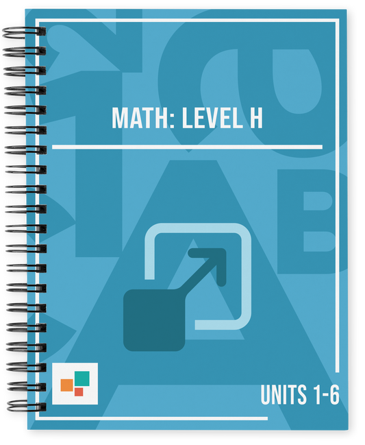 Math: Level H, Units 1-6