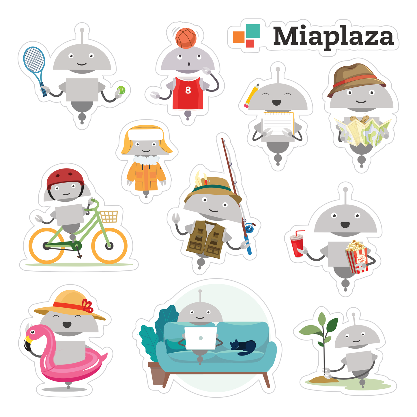 Sticker Sheet - Activity Mia