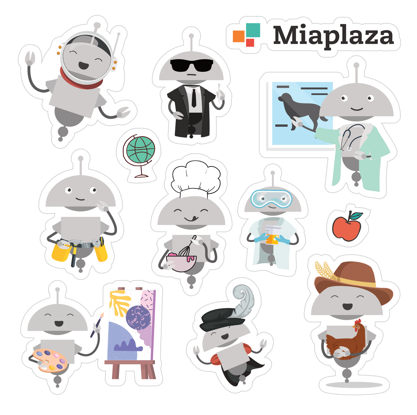 Sticker Sheet - Profession Mia