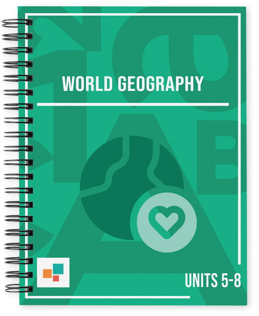 World Geography, Units 5-8