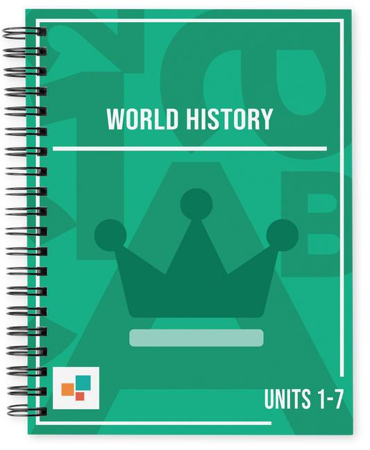 World History, Units 1-7